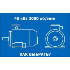 Електродвигун 45кВт 3000 об/хв